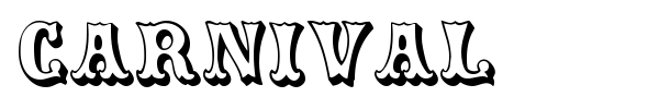 Carnival font preview